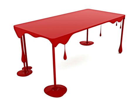 Weird Furniture, Coffee Table Size, Fun Furniture, Classic Table, Goth Home Decor, Goth Home, Funky Furniture, Gothic Home, Painted Table