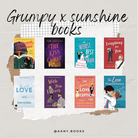 Grumpy X Sunshine Books, Grumpy Sunshine Books, Animale Crossing, Grumpy X Sunshine, Books Recommendations, Grumpy Sunshine, Books Fiction, Tbr List, Fantasy Books To Read