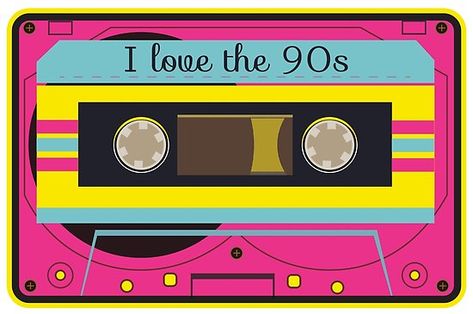 I love the 90s! • Millions of unique designs by independent artists. Find your thing. I Love 90s, 90s Graphics, 90s Party Ideas, I Love The 90s, 90s Poster, Music Classroom Decor, Sticker Retro, Love The 90s, Graphic Design Cards