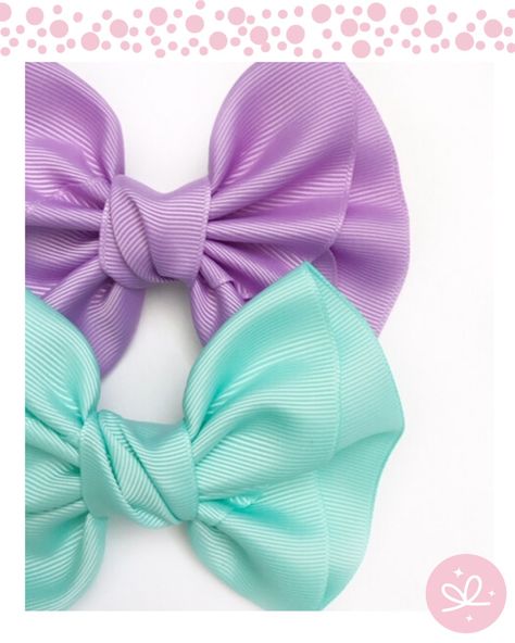 Spring Hair Accessories, Small Hair Bows, Hair Bow Clips, Hair Bows For Girls, Small Hair Clips, Fabric Hair Bows, Make Bows, Bows For Girls, Hair Bow Sets