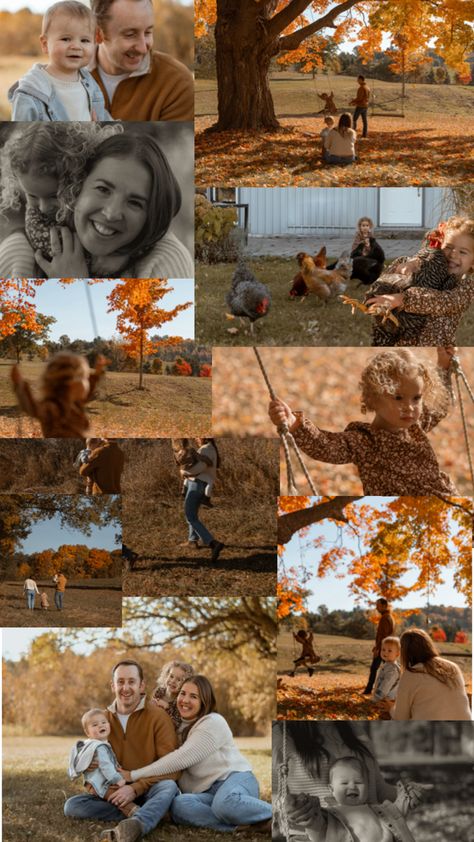 Pin Description:  “Capture the warmth of family moments this fall! 🍁 This cozy outdoor session features golden autumn tones, playful swings under a maple tree, cuddly moments with farm animals, and candid smiles. Perfect inspiration for fall family photography ideas with a rustic charm. #FallFamilyPhotos #GoldenHour #AutumnVibes #OutdoorPhotography Family Farm Photoshoot, Family Fall Photoshoot, Farm Photoshoot, Family Photography Ideas, Fall Family Photography, Autumn Family Photography, Autumn Tones, Golden Autumn, Cozy Outdoor