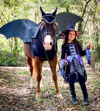 Horse Illustrated’s 2021 Halloween Contest kicked off Halloween with readers sharing photos of creative horse-themed costumes and jack-o-lanterns. Check out our editor picks from all of our entries. Horse Fancy Dress Costume, Horse Halloween Ideas, Horse Fancy Dress, Halloween Invitaciones, Horse Halloween Costumes, Haunted Woods, Bat Costume, Cow Costume, Horse Costumes