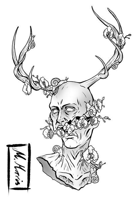 Tattoo Inspiration | Tattoo Art | Tattoo 2024 | Tattoo Ideas | Tattoo Cover Up | Tattoo Design | Tattoo For Men | Tattoo Art Drawings Hannibal Series Aesthetic, Hannibal Antlers, Unhinged Stickers, Hannibal Lecter Tattoo, Hannibal Drawing, Wendigo Tattoo, Hannibal Wendigo, Hannibal Tattoo, Casual Illustration