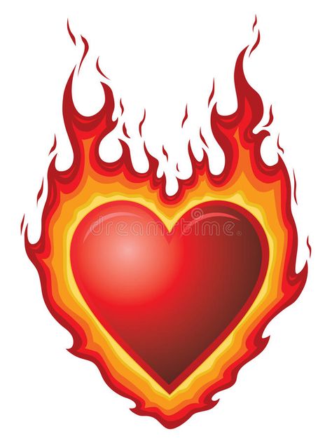 Burn Illustration, Passion Illustration, Flaming Heart, Bull Tattoos, Heart Clipart, Iphone Stickers, Gothic Wallpaper, Valentine Cards Handmade, Hand Tattoos For Women