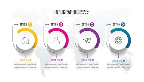 4 Step Infographic, 4 Steps Infographic, 4 Infographic, Infographic Steps, Step Infographic, Powerpoint Design Templates, Twitter Trending, Infographic Template, Business Infographic