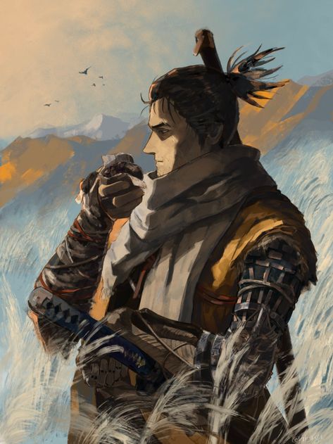 Videogame Wallpaper, Sekiro Art, Dark Souls Artwork, Superflat, Dark Souls Art, Ghost Of Tsushima, Samurai Art, Bloodborne, Soul Art