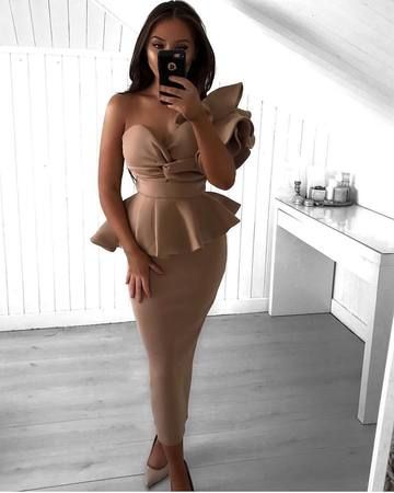 Nude Dress Outfit, Best Evening Dresses, Dresses For The Races, Nude Dress, فستان سهرة, Luxury Dress, Looks Chic, Online Dress Shopping, Dress Outfit