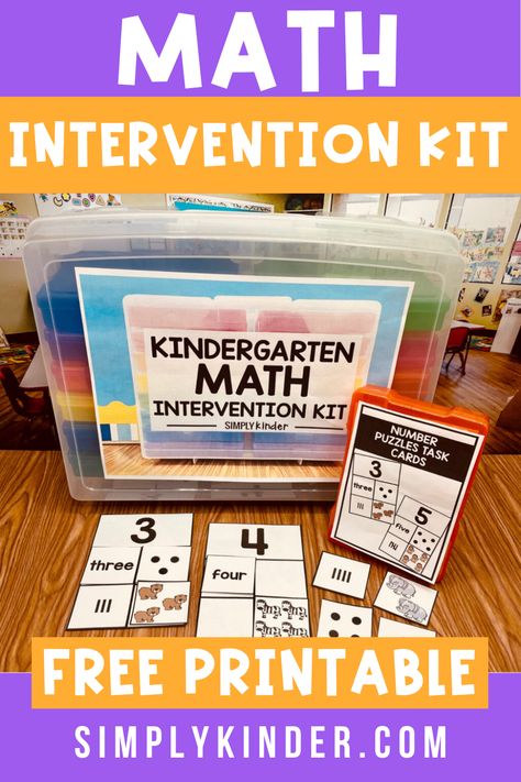 Kindergarten Math Small Group Activities, Kindergarten Math Intervention Activities, Tier 2 Math Interventions, Kindergarten Intervention Activities, Math Intervention Elementary, Kindergarten Math Intervention, Math Intervention Kindergarten, Kindergarten Intervention, Math Intervention Activities