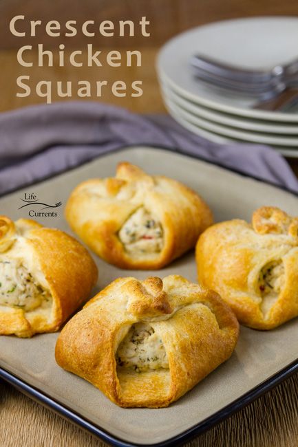 Chicken And Cream Cheese, Chicken Squares, Ideas For Chicken, Crescent Chicken, Crescent Roll Recipes Dinner, Chicken Crescent Rolls, Chicken Puffs, Boiled Chicken Recipes, New Chicken Recipes