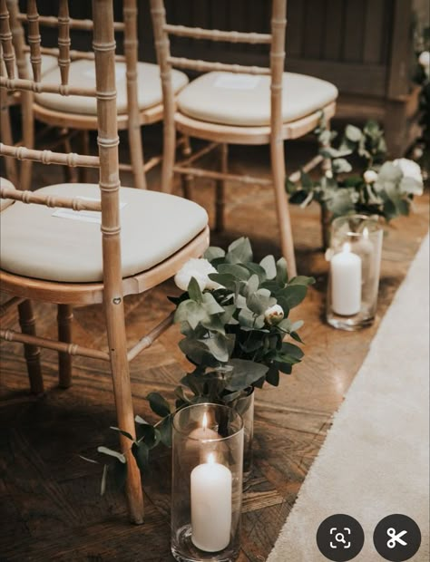 Wedding Aisle Decorations Eucalyptus, Sage Green Rustic Wedding Centerpieces, Sage Green Wedding Floral Arrangements, Eucalyptus White Wedding, Sage Green And Grey Wedding Decor, Sage Green Southern Wedding, Wedding Theme Eucalyptus, Sage Green Isle Wedding, Sage Green Isle Decor