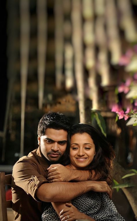 Vinnaithandi Varuvaya Images Hd, Vinnai Thandi Varuvaya Images, Vinnaithandi Varuvaya Poster, Vinnaithandi Varuvaya Images, Vtv Simbu And Trisha, Vinnaithandi Varuvaya, Movie Frames, Couples Yoga Poses, Couple Poses Drawing