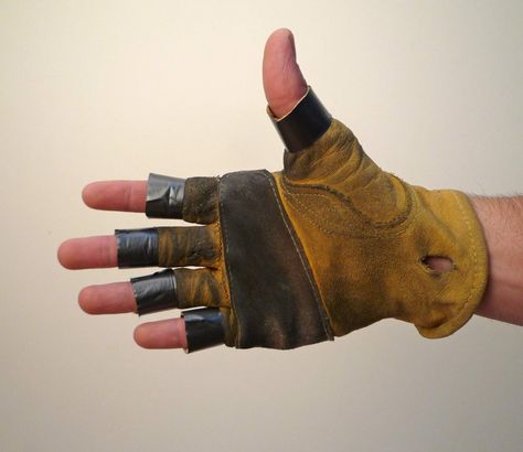 Leather Fingerless Gloves, Leather Work Gloves, Land Surveyors, Work Gloves, Art Department, Mens Leather, Leather Work, Leather Glove, Leather Working