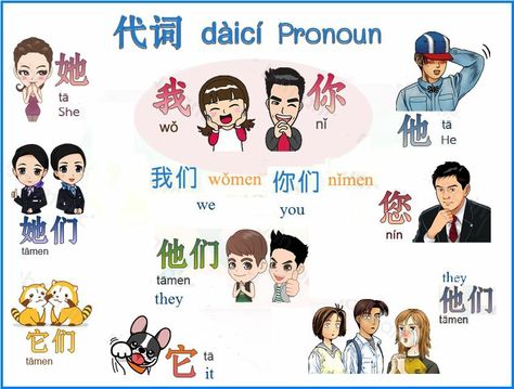 Pronouns Chinese Grammar, Chinese Flashcards, Increase Vocabulary, Basic Chinese, Mandarin Language, Family Worksheet, Mandarin Chinese Learning, Learning Chinese, Chinese Lessons