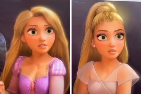 This Artist Went Viral On TikTok For Reimagining Disney Princesses As Modern Women Disney Glow Ups, Modern Disney Princess, Modern Disney Princesses, Princesas Disney Anime, Disney Princess Anime, Princess Anime, Modern Disney Characters, Princess Makeover, New Disney Princesses