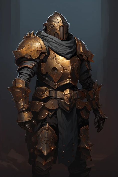 AI-Generated Armored Characters #armor #armored #mech #mecha #doomguy #doom #samuraiarmor #animearmor #manga #spartanarmor #scifiarmor #cosplayarmor #poweredarmor #exosuit #battlesuit Dnd Living Armor, Wood Armor Fantasy Art, Bronze Armor, Living Armor, Dnd Undead, Barbarian Armor, Medium Armor, Dnd Things, Sci Fi Armor