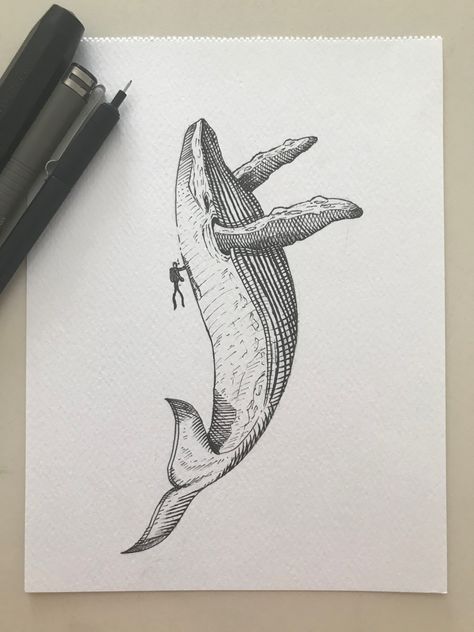 Whale Rib Tattoo, Animal Ink Drawing, Sea Creatures Tattoo, Water Animals Art, Orca Whale Tattoo, Whale Shark Drawing, Whale Sketch, Whale Drawing, Sea Drawing