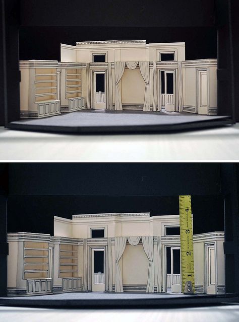 SET DESIGN for "Cat On A Hot Tin Roof" by dunhamke, via Flickr Scenography Theatre, Paper Theater, Technical Theatre, Theatre Inspiration, Set Design Theatre, Stage Set Design, Brighton Beach, Theatre Design, Theatre Set