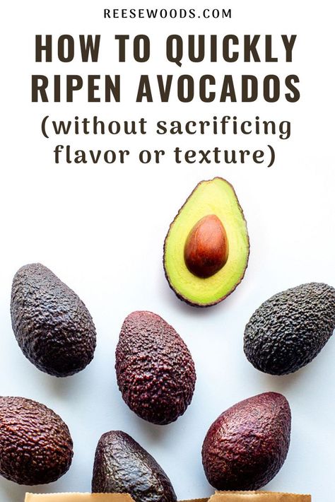 How To Quickly Ripen An Avocado, How To Ripen An Avocado Fast, Quickly Ripen Avocado, How To Make Avocados Ripen Faster, Ripe Avocado Trick, How To Ripen Avocados Quickly, Ripen An Avocado Quickly, Ripening Avocados, Appetizer Foods