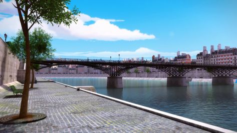 Paris Background, Bridge In Paris, Louvre Palace, First French Empire, Love Bridge, River Seine, Liberty Island, Central Square, Marinette And Adrien