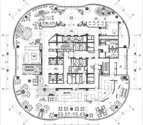 Hotel Lobby Floor Plan Layout, Lobby Floor Plan, Lobby Plan, Luxury Hotels Lobby, Reception Layout, Lobby Reception, Office Tower, Marriott Hotels, Hotel Lobby