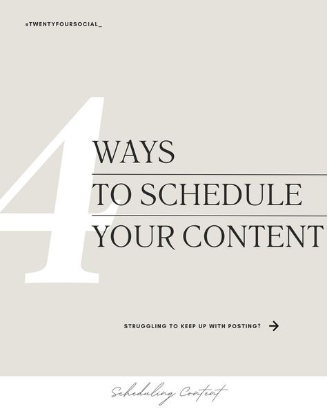 ☕️ 4 Ways to Schedule Content Effectively ☕️ Batch Create Content: Dedicate a few hours to create all your posts for the week in one go. Use Scheduling Tools: Platforms like Later or Buffer let you plan and automate posts ahead of time. Optimize Posting Times: Use analytics to find the best times to post when your audience is most active. Repurpose Content: Turn a popular blog post into multiple social media posts or a short video. Not sure where to begin? Don’t worry! 🫶 I can help! 📌 A... Repurpose Content, Best Time To Post, Create Content, Social Media Posts, Short Video, Repurpose, Social Media Post, Blog Post, Blog Posts