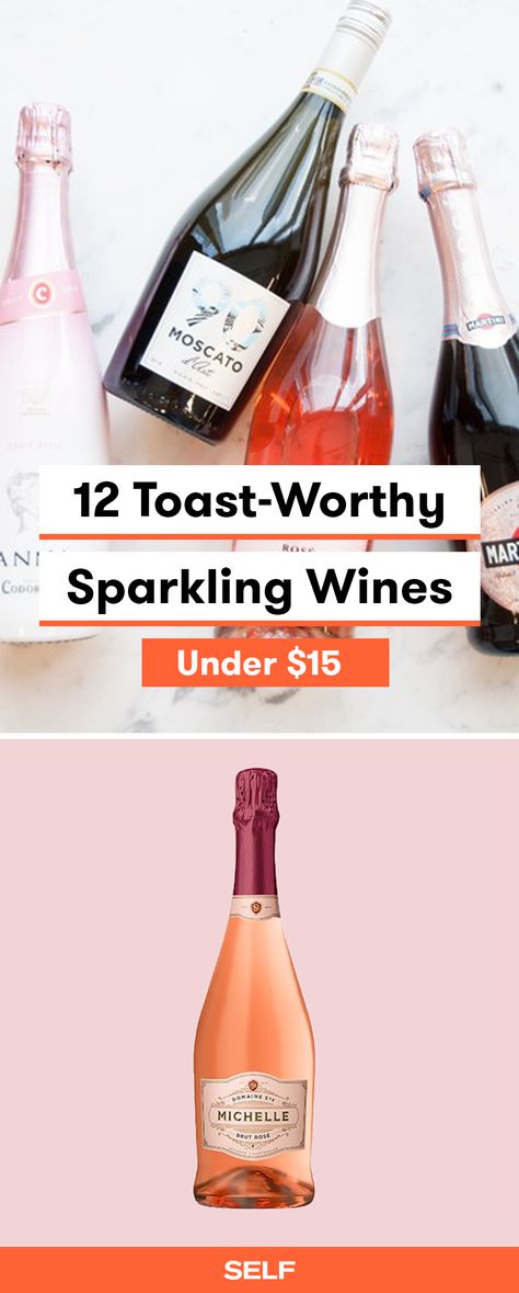 Looking for the perfect sparkling wine to go in your holiday cocktail? Try these delicious bubbly wines ranging from dry to sweet that are totally budget-friendly! We've also picked some great foods for pairing as well. For under $15, you can bring in the new year without breaking the bank. Best Sparkling Wine, Best Spaghetti, Bubble Bar, Dry Wine, Wine Delivery, Healthy Comfort, Sweet Wine, Holiday Cocktail, Healthy Comfort Food