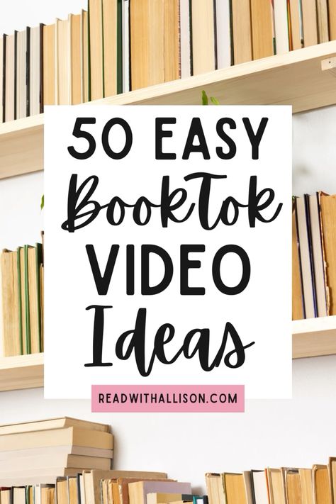 Ready to make your mark on BookTok? Start strong with these 50 easy video ideas designed to jumpstart your content creation journey. Whether you're discussing your favorite tropes or sharing your reading routine, these ideas will help you build momentum and connect with fellow book lovers in no time! Aesthetic Post Ideas, Bookstagram Posts, How To Read More, Book Blogging, Author Platform, Author Spotlight, Book Content, Scary Books, Explore Aesthetic