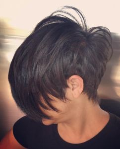 Jagged Bangs, Tapered Pixie, Short Black Hair, Undercut, African American, Bangs, Black Women, Hairstyles, Hair