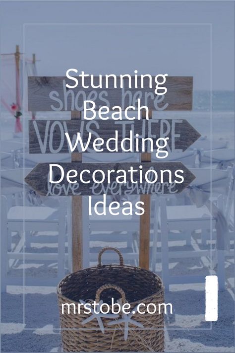 Discover 28 gorgeous beach wedding decorations to inspire your special day. From seaside charm to tropical paradise touches, find unique ideas to create a dreamy coastal celebration. Impress your guests with creative decor that will elevate your beachfront wedding! Backyard Beach Wedding Reception, Beach Wedding Guest Book Ideas, Simple Beach Wedding Ideas Decor, Diy Beach Wedding Ideas, Beach Ceremony Decor, Small Beach Wedding Ideas, Beach Wedding Ceremony Decor, Unique Beach Wedding Ideas, Simple Beach Wedding Ideas