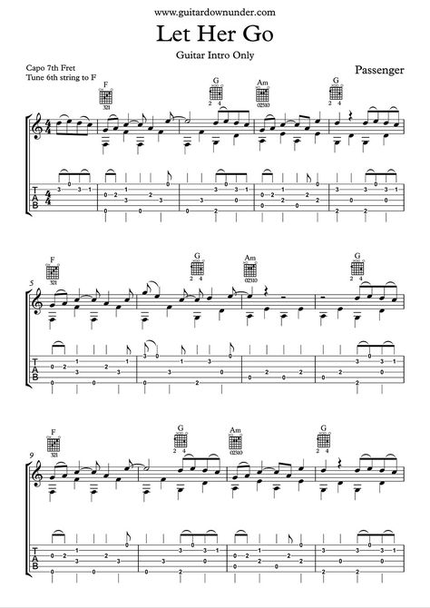 Let Her Go - chords and lyrics by Passenger includes correct guitar tab. Let Her Go Guitar, Easy Guitar Songs Chords, Guitar Notes Chart, Music Id, Ukulele Fingerpicking, Guitar Tabs Acoustic, Easy Guitar Chords, Guitar Theory, Easy Guitar Tabs