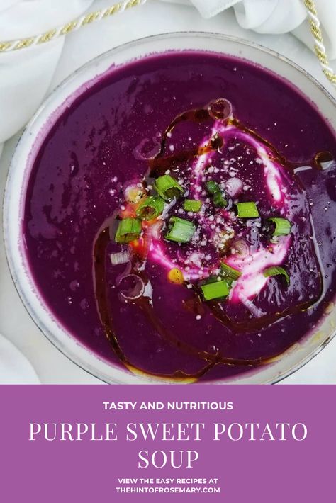 Pumpkin Butternut Squash Soup, Soup With Bone Broth, Movie Food Ideas, Food Purple, Purple Drink, Cumin Chicken, Sweet Potato Cornbread, Vegan Soups And Stews, Valentines Recipes