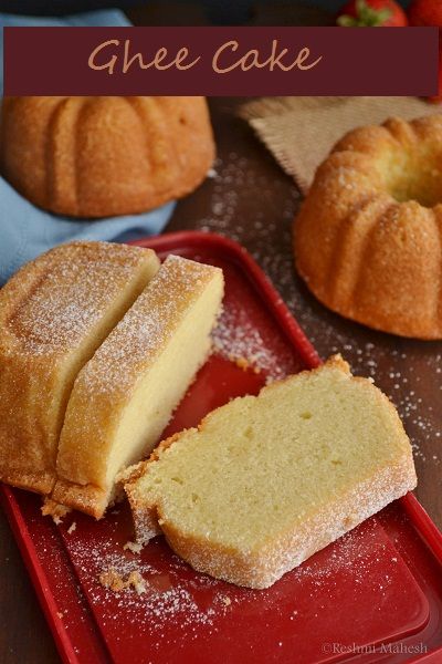 Most of them from South India must have heard about Cochin Bakery. They have a cake known as Ghee cake. As the name suggests Ghee is the main ingredient. Its a loaf cake with strong flavor of ghee and extremely soft texture. From my childhood days I have been in love with this cake..I have been sear Ghee Cake Recipe, Meals With Leftovers, Ghee Cake, Cooking With Ghee, Ghee Recipe, Travel Cake, Easy Cook, Best Meals, Leftover Chicken Recipes