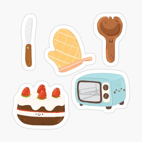 Get my art printed on awesome products. Support me at Redbubble #RBandME: https://www.redbubble.com/i/sticker/Bakery-cute-No-1-by-unun141040/135989357.JCQM3?asc=u Cute Bakery, Brand Stickers, Food Stickers, Cute Doodles Drawings, Decorate Notebook, Great Paintings, Red Bubble, Coloring Stickers, Doodle Drawings