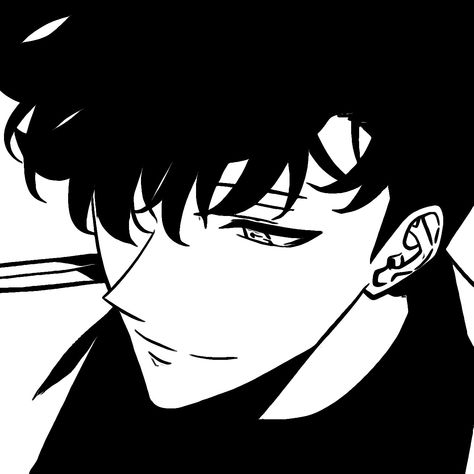 Solo Leveling Manhwa Chapter 155 ⚫ Jinwoo Solo Leveling, Black Panels, Pretty Art, Cute Wallpapers, Profile Picture, Anime Art, Black And White, Anime, White