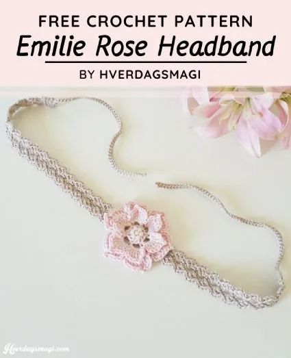 Free Crochet Patterns : Page 11 of 112 : 2000+ Free Crochet Patterns Learn Crochet, Crochet Headband Pattern Free, Rose Headband, Crochet Headband Pattern, Flower Band, Headband Pattern, Crochet Stuff, Free Crochet Patterns, Crochet Headband