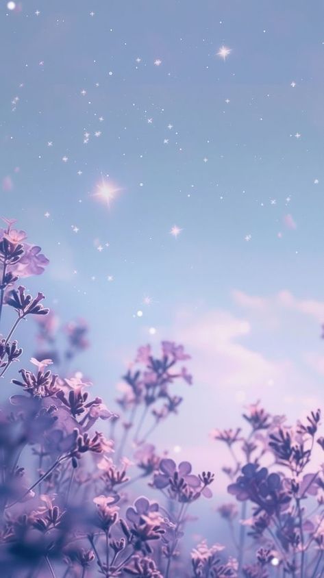 Pale Purple Aesthetic, Lavender Iphone Wallpaper, Iphone Wallpaper Lavender, Purple Sky Wallpaper, Iphone Wallpaper Galaxy, Wallpaper Lavender, Spring Iphone Wallpaper, Pale Flowers, Lavender Iphone