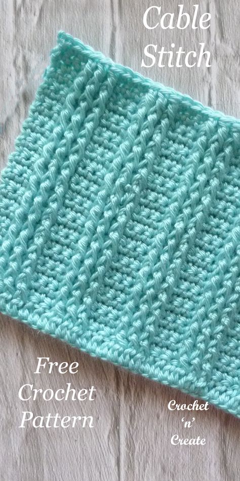 Advanced crochet stitches