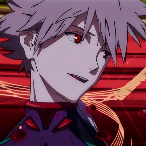 Evangelion Kaworu, Kaworu Nagisa, Neon Evangelion, Witch Academia, Red Icons:), Old Anime, Genesis Evangelion, Neon Genesis, Aikido