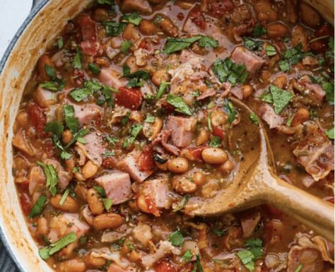 Charo Beans Recipe, Mexican Charro Beans Recipe, Mexican Charro Beans, Charro Beans, Cowboy Beans, Chicken Corn Chowder, The Recipe Critic, Chicken Alfredo Pasta, Recipe Critic