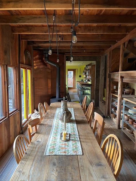 Communal Kitchen, Mendocino Coast, The Redwoods, Community Living, Sleeping Loft, Cottage In The Woods, Modern Vintage Home, Relaxation Room, Tap Room