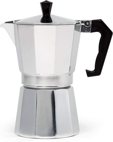 Amazon.com: Primula Classic Stovetop Espresso and Coffee Maker, Moka Pot for Italian and Cuban Café Brewing, Greca Coffee Maker, Cafeteras, 6 Espresso Cups, Silver: Stovetop Espresso Pots: Home & Kitchen Café Cubano, Cuban Cafe, Stovetop Espresso, Espresso At Home, Expensive Coffee, Cuban Coffee, Ground Coffee Beans, Dutch Bros, Moka Pot