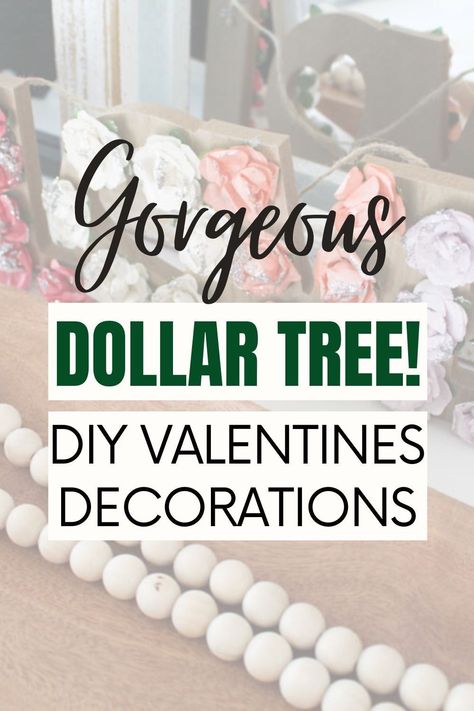 6 Easy DIY Dollar Tree Valentines Day Crafts Floral Wreath | Rose Garland | Table Runner | Heart Doilies | LOVE Blocks | Love Sign | XOXO | Home Décor | Decorations | Flower Arrangements | Centerpiece | Ideas | Inspiration | Classroom | Amazon | Pink And White Theme | Romantic | Bedroom | Elegant | High-End | Fireplace Mantel | Modern Farmhouse | Kitchen Tiered Tray | Living Rooms | 2023 | Neutral | Party | Quotes | Simple | To Make | Upscale | Vintage | Vase | Wood | Roses Diy Valentines Tiered Tray Decor, Valentine Garland Ideas Easy Diy, Valentine's Garland Diy, Valentines Room Decor Ideas, Diy Romantic Decor, Valentines Floral Centerpieces, Valentines Decorations For Home Mantels, Diy Valentine Table Decorations, Easy Valentine Centerpieces