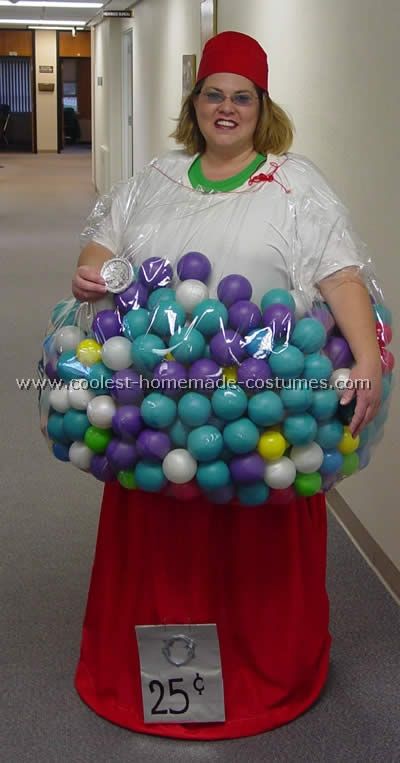 Fun Halloween Costume - Do Balloons for Gumballs Gumball Machine Costume, Hallowen Ideas, Homemade Costumes, Unique Costumes, Gumball Machine, Theme Halloween, Cute Costumes, Diy Costumes, Costume Halloween