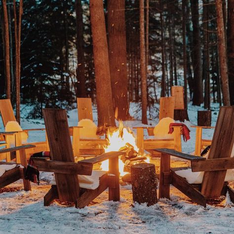 Tops'l Farm on Instagram: “Winter Picnic! ⁣ Celebrating the outdoors in winter is not new for us. We have been welcoming guests to our farm in ice storms, when temps…” Tops'l Farm, Winter Picnic, Ice Storm, Adirondack Chair, The Outdoors, Outdoor Chairs, Outdoor Furniture, Celebrities, Outdoor Decor