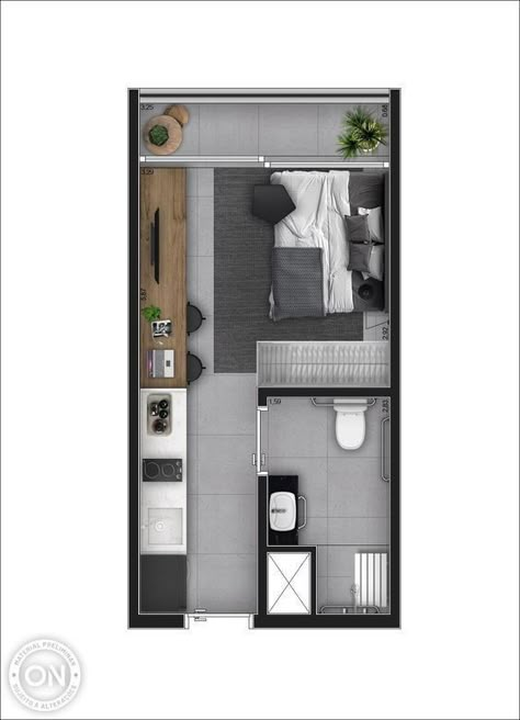 Apartment Design Layout, Studio Apartment Plan, Floor Plan Rendering, Hotel Room Plan, Hotel Room Design Plan, Small Hotel Room, Small Apartment Layout, Small Studio Apartment Design, Small Apartment Plans