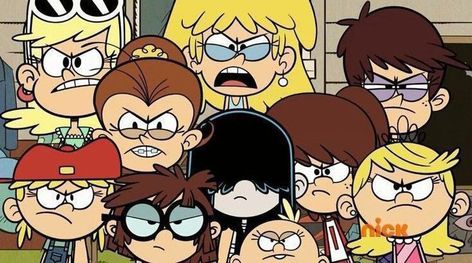 The Loud House Luna, Loud House Sisters, Luan Loud, Luna Loud, Lynn Loud, House Fanart, Looking At Each Other, The Loud House Fanart, Flax Flowers