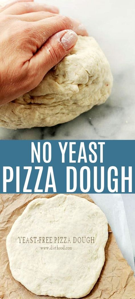 Recipe For Pizza Dough, Yeast Pizza Dough, Quick Pizza Dough, Recipe For Pizza, No Yeast Pizza Dough, Pizza Lasagna, Quick Pizza, Pizza Dough Recipe Easy, Pizza Roll