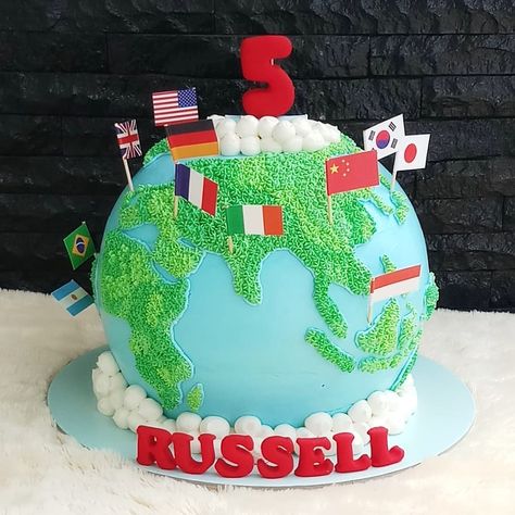 Globe Birthday Cake, Globe Cake, Travel Cake, Bday Cake, Climate Action, Cakes Cupcakes, Cakepops, Eat Cake, Cake Ideas