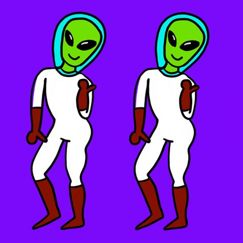 Twins Dancing Aliens GIF by Darién Sánchez - Find & Share on GIPHY Alien Dancing, Alien Animation, Happy Dance Gif, Alien Videos, Peter Pan Art, Galaxy Artwork, Alien Photos, Alien Party, Dance Gif