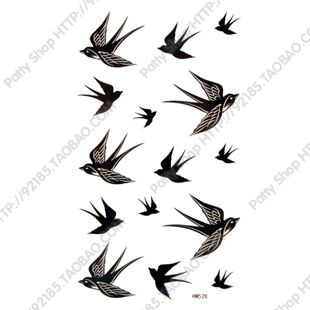 Free Shipping Waterproof Tattoo Stickers Female The Trend Of Swallow Small Drawing Makeup Style Sexy Waist Tattoos Tattoo Ink US $5.08 Small Swallow Tattoo, Sport Stickers, Drawing Makeup, Swallow Bird Tattoos, Bird Tattoos Arm, Nape Tattoo, Waist Tattoos, Small Drawing, Bird Tattoos